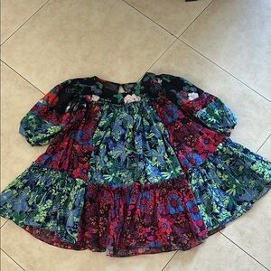 Floral Free People Dress with Multicolor Design